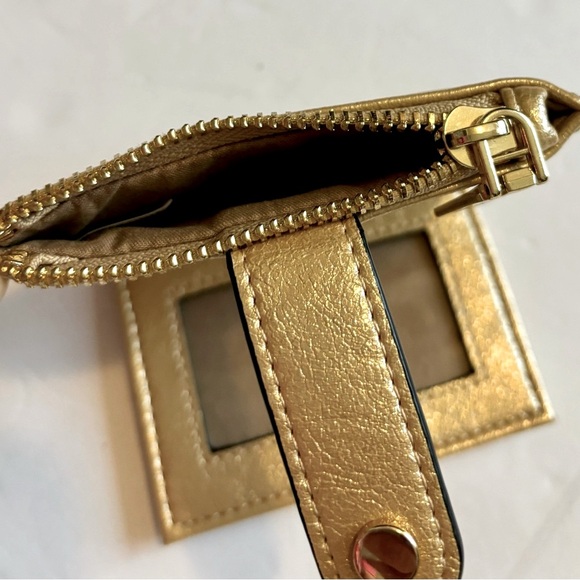 JEN & CO Sammie Mini Snap Wallet. Gorgeous Gold Color. NWOT - Picture 4 of 6